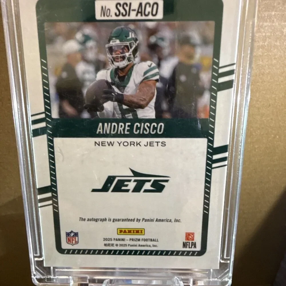2025 Panini Prizm Significant Signatures Andre Cisco Auto #SSI-ACO Jets